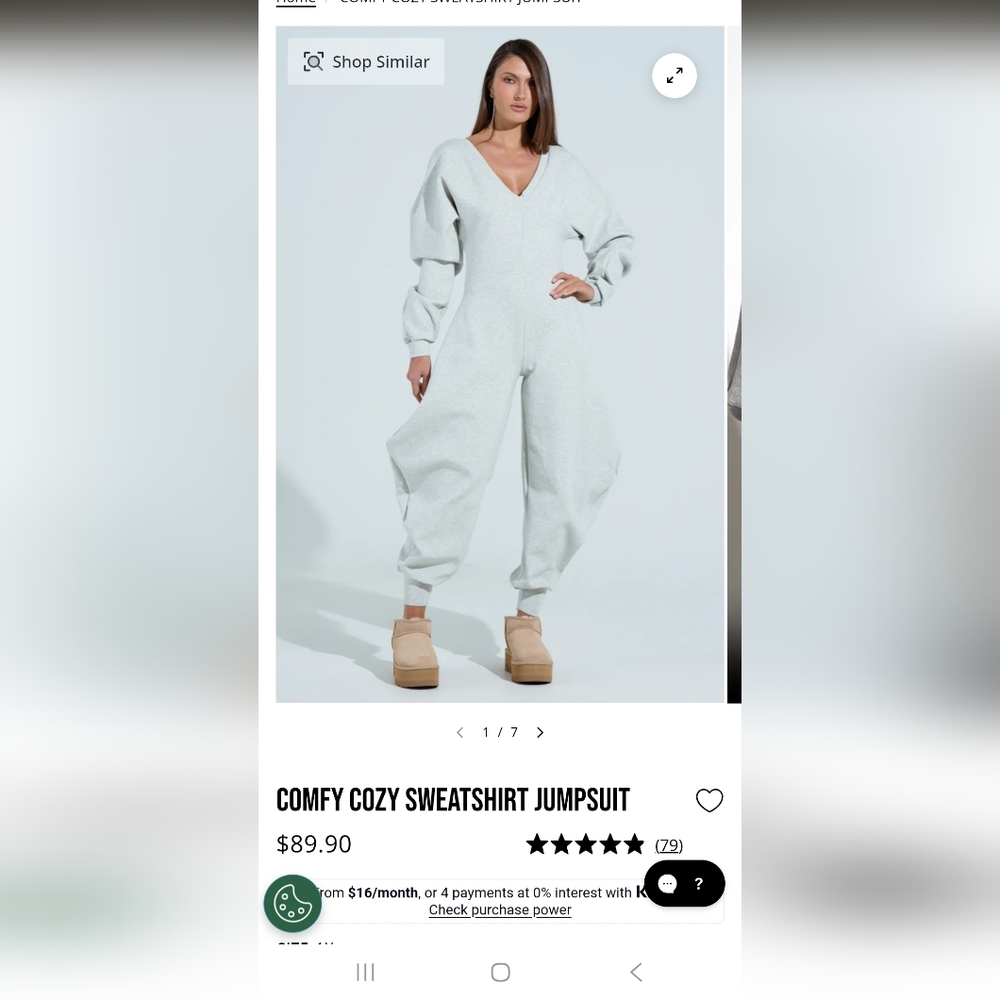 AKIRA Light Gray Jumpsuit